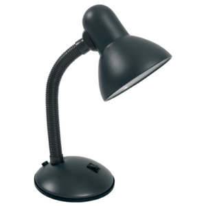 LED černá stolní lampička 7W denní bílá