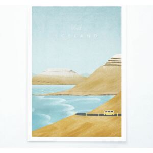Plakát Travelposter Iceland, A2