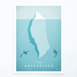 Plakát Travelposter Antarctica, A2