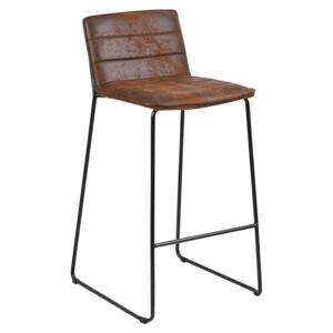 Hnědá barová židle Actona Holland, výška 96 cm