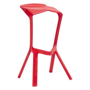 Barová židle MIURA červená polypropylen