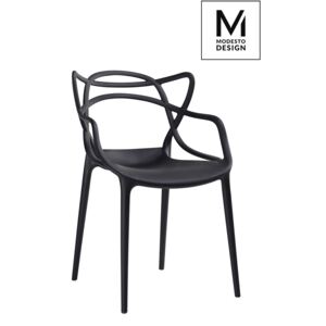 MODESTO židle HILO černá - polypropylén, polypropylén, barva: černá