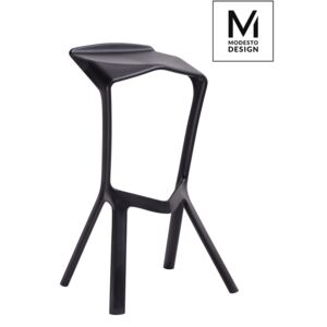 MODESTO barová židle miura černá - polypropylén
