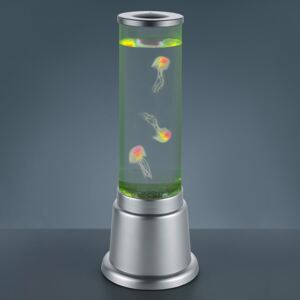 Barevná zářící LED vodní kolona Jelly s medúzami