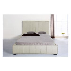 LEXUS postel 160x200cm / krémová tkanina /vč roštu
