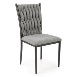 Jídelní židle K435 šedá / černá Halmar