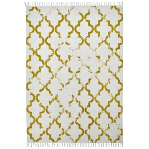 Přírodní kusový koberec Stockholm 341 | žlutý Typ: 80x150 cm