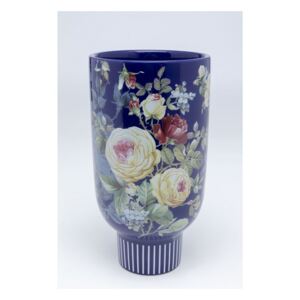 KARE DESIGN Modrá váza Blooming 27 cm