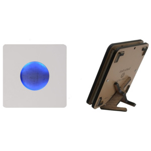 Přenosné svítidlo Globe D-72TO Typ a rozměr: dekorační na stůl i na stěnu 17x17cm, Barva dekoračního světla: modrá