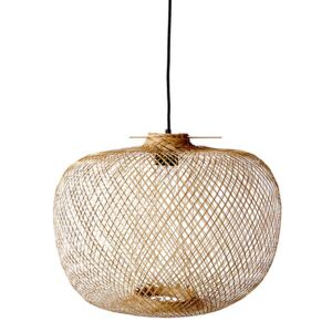 MUZZA Stropní lampa bamboo oval