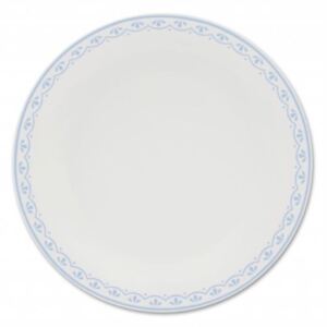 Talíř dezertní, 21 cm, HyggeLine, světle modrá, Leander, český porcelán Bez monogramu: Bez monogramu