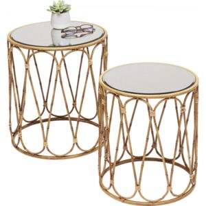 KARE DESIGN Odkládací stolek Bamboo Loop set 2 ks