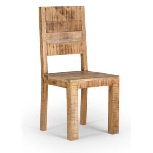 Masivní dřevěná židle Kalkata