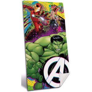EUROSWAN Osuška Avengers / ručník Avengers Hulk 70x140