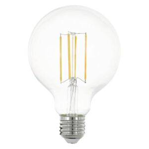 LED filamentová žárovka E27, G95, 8W, 1055lm, 2700K, teplá bílá
