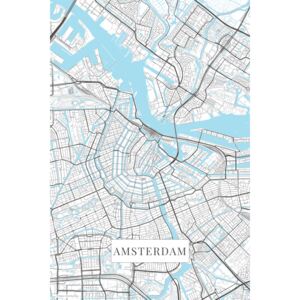 Mapa Amsterdam white