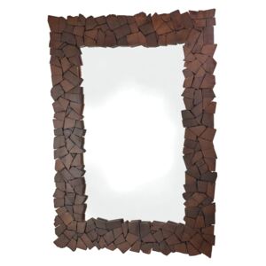Thajsko Zrcadlo s dřevěným rámem Puzzle 71 x 101 cm