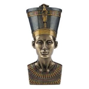 Šperkovnice/box - busta královny Nefertiti