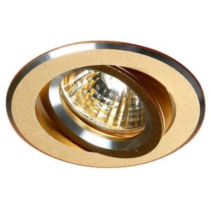 Podhledové stropní bodové osvětlení TOLEDO, 1xMR16, 50W, 8,2cm, kulaté, zlaté
