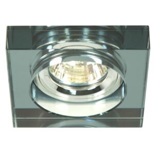 Stropní moderní podhledové osvětlení AGATHA, 1xMR16, 50W, 9x9cm, hranaté, černé