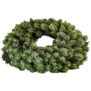 Věnec umělé jehličí, zasněžený - průměr 45 cm