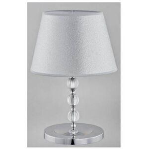 Stolní lampa v provence stylu RAISA, 1xE27, 60W, stříbrná