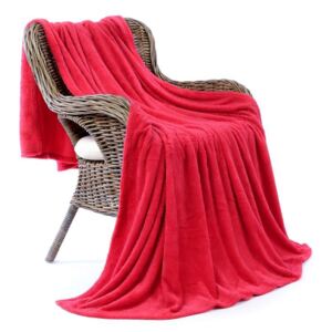 Škodák Kvalitní deka z mikrovlákna - Červená - 150 x 200 cm