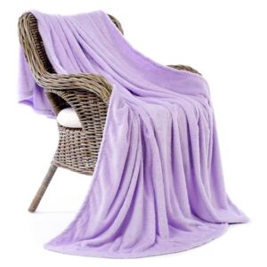 Škodák Kvalitní deka z mikrovlákna - Světle fialová - 150 x 200 cm
