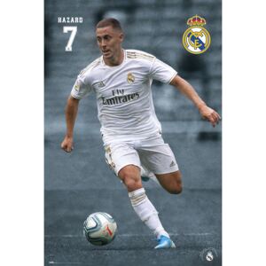 Plakát, Obraz - Real Madrid 2019/2020 - Hazard, (61 x 91,5 cm)