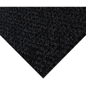 FLOMAT Černá kobercová vnitřní čistící zóna Alanis - 100 x 100 x 0,75 cm
