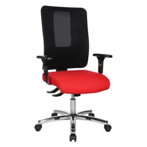 Kancelářská židle open x deluxe - synchro, červená
