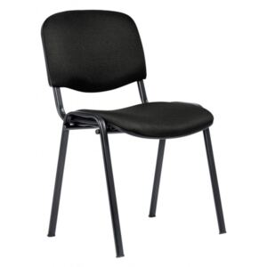 Konferenční židle iso n - černá, kostra černá