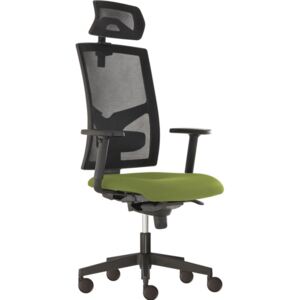 Kancelářská židle game - synchro, zelená