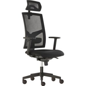 Kancelářská židle game - synchro, černá