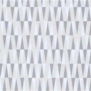 Vliesové tapety IMPOL Carat 2 10061-14, rozměr 10,05 m x 0,53 m, retro vzor stříbrno-bílý, ERISMANN