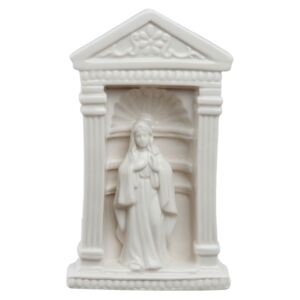 Bílá porcelánová panenka Marie - 11*7*18 cm