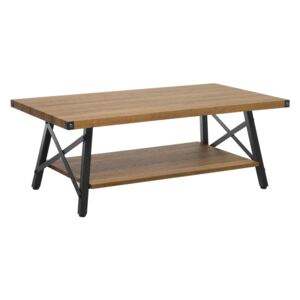 Konferenční stolek tmavé dřevo 100 x 55 cm CARLIN