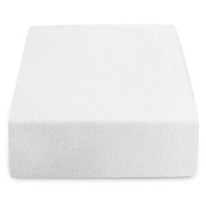 Froté prostěradlo bílé 90x200 cm Gramáž (hustota vlákna): Lux (190 g/m2)