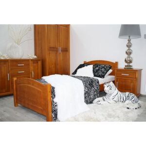OVN postel ZYTA olše 80x200cm+rošt-Výprodej