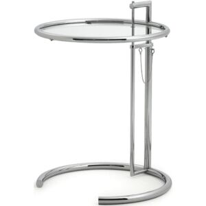 Odkládací stolek Adjustable Table E1027, nerezová ocel
