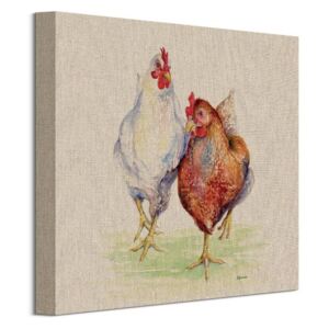 Obraz na plátně Slepice Ethel a Mabel Bannon Jane 30x30cm WDC91498