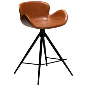 Barová židle DanForm Gaia 87 cm, ekokůže, vintage hnědá