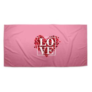 Ručník SABLIO - I Love you 3 50x100 cm