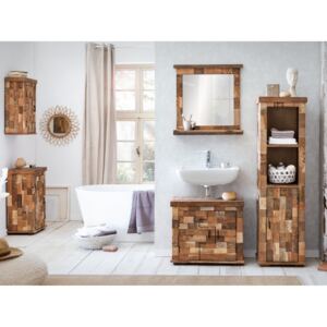 Koupelnový set z recyklovaného dřeva Theba