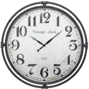 Nástěnné hodiny Vintage IGOR, Ø 74 cm, kovové