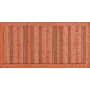 Oranžový běhoun Floorita Velour, 55 x 115 cm