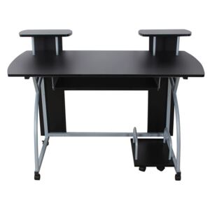 SONGMICS Počítačový stůl, černá 120x59x90 cm