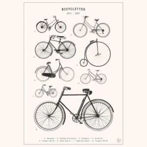 Obraz, Reprodukce - Bicyclettes, Bodart, Florent