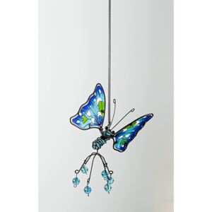 Magnet 3Pagen Závěsná dekorace Tančící motýl modrá