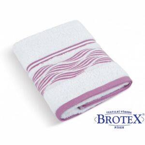 BROTEX Froté ručník 480g vlnka bílá 50 x 100 cm
